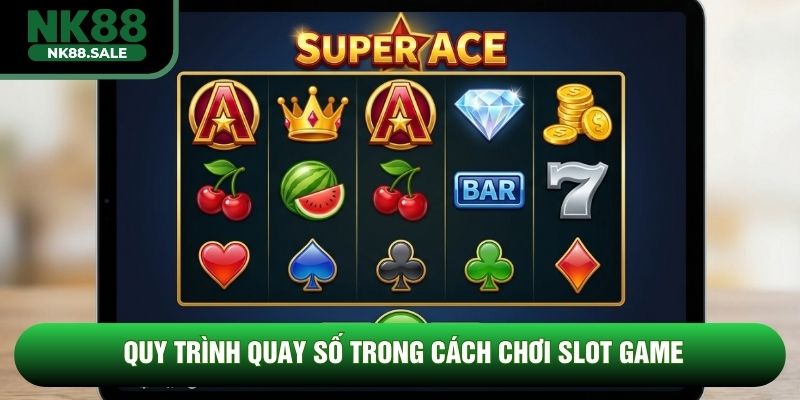 Quy trình quay số trong cách chơi slot game