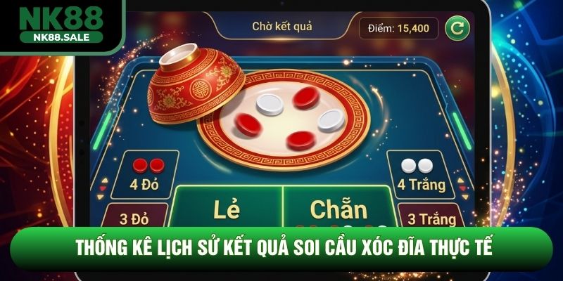 Thống kê lịch sử kết quả soi cầu xóc đĩa thực tế